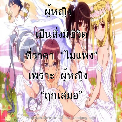 ผู้หญิง เป็นสิ่งมีชีวิต ที่ราคา &ldquo;ไม่แพง&rdquo; เพราะ ผู้หญิง &ldquo;ถูกเสมอ&rdquo;